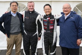 Toshio Sato; Tommi Makinen; Akio Toyoda; Koei Saga © Toyota